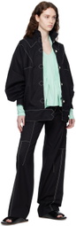 Kiko Kostadinov Black Bran Trousers