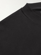 VETEMENTS - Oversized Logo-Print Cotton Jersey T-Shirt - Black