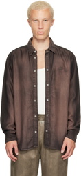 Diesel Brown Fluid Shirt