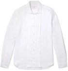 Orlebar Brown - 007 On Her Majesty's Service Pleated Linen Shirt - White