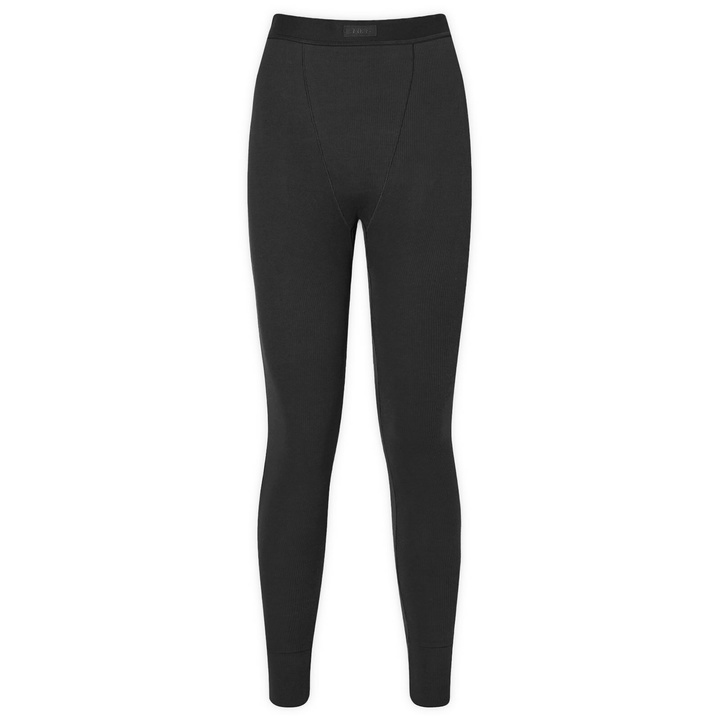 Photo: SKIMS Women's Cotton Rib Legging in Soot