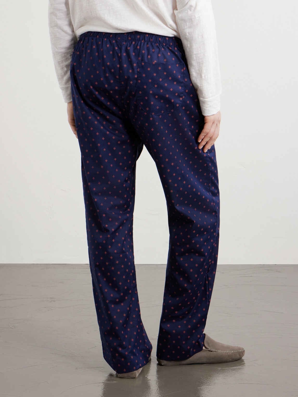 Derek Rose - Nelson 109 Printed Cotton Pyjama Trousers - Blue