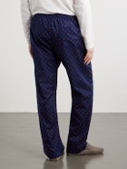 Derek Rose - Nelson 109 Printed Cotton Pyjama Trousers - Blue