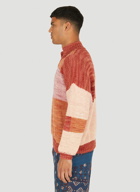 Colour Block Sweater in Red