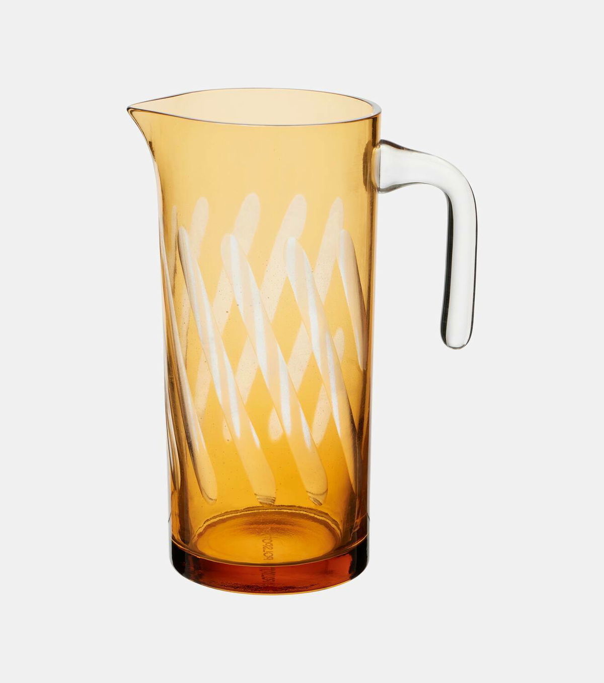 Polspotten Tubular glass pitcher