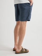 Onia - Straight-Leg Linen-Blend Shorts - Blue