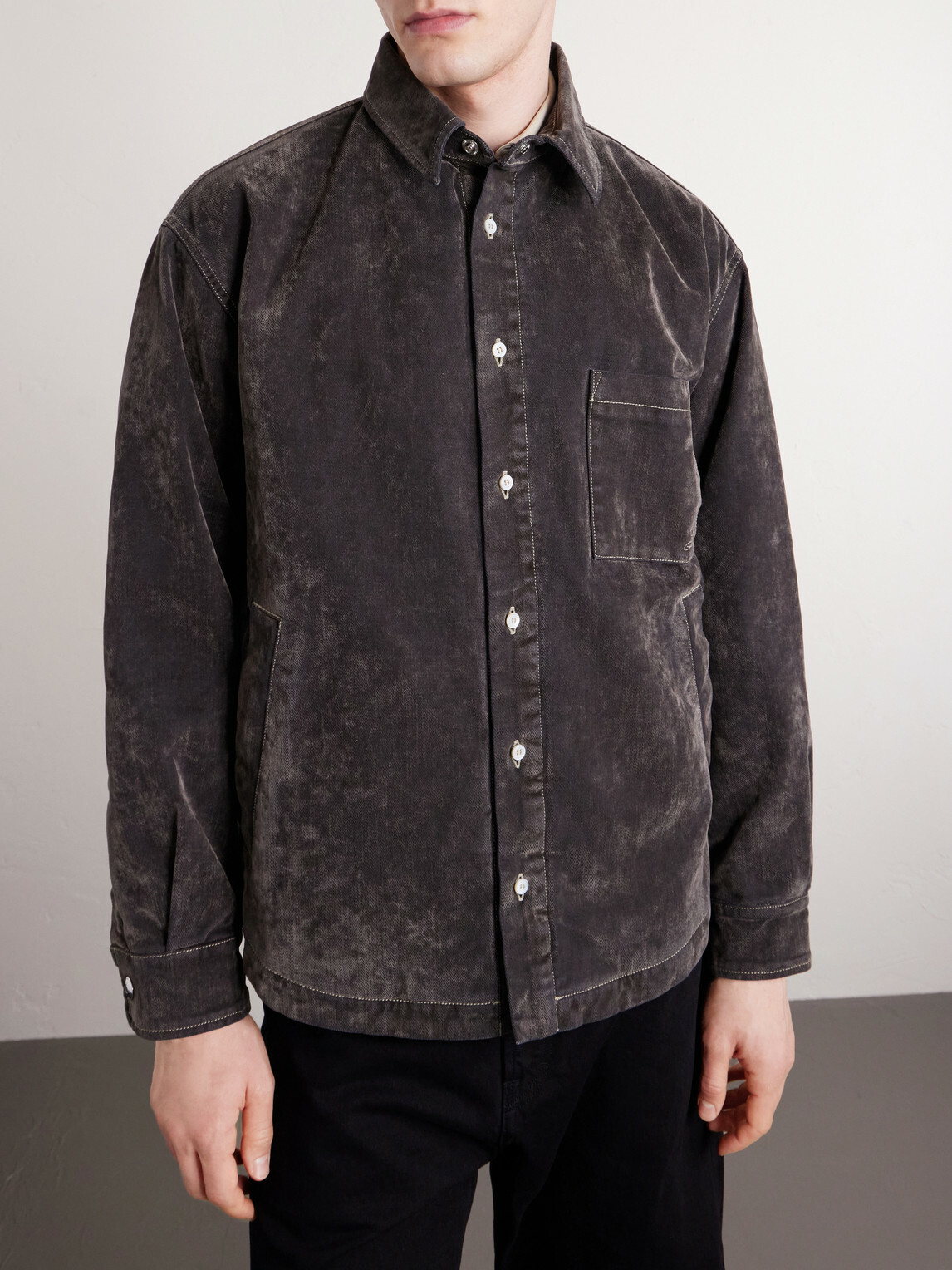 Jacquemus - Boulanger Denim Overshirt - Gray