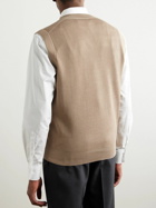Brunello Cucinelli - Ribbed Cotton Sweater Vest - Neutrals
