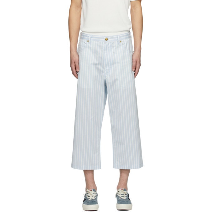 Photo: Sies Marjan Blue and White Striped Xavier Trousers