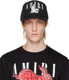 AMIRI Black Bandana Rabbit Trucker Cap