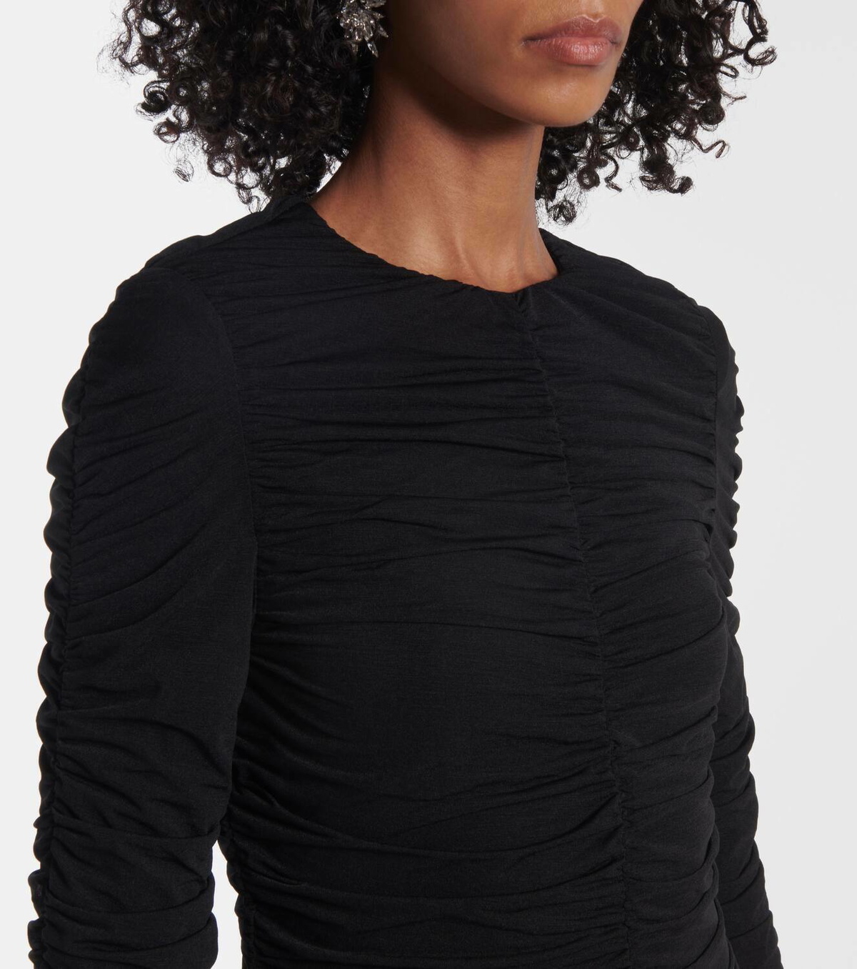 Rotate Ruffled ruched minidress ROTATE Birger Christensen