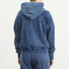 Les Tien Men's Heavyweight Raglan Zip Hoodie in Vintage Indigo