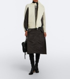Sacai Twill midi skirt