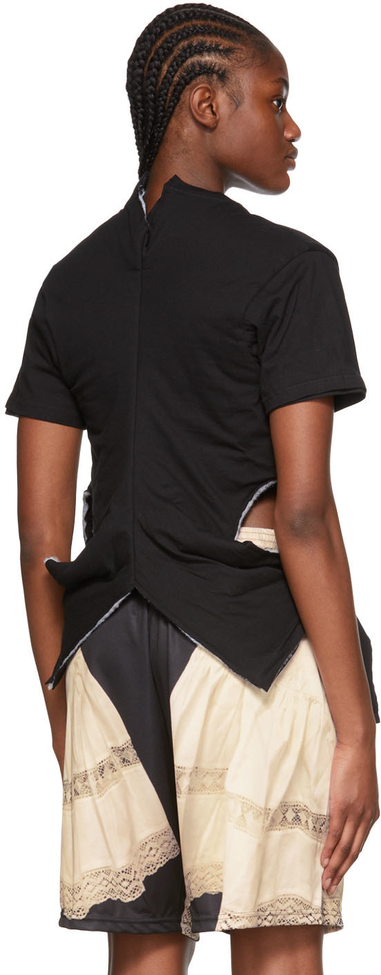 Sia Arnika Black Organic Cotton T-Shirt