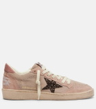 Golden Goose Ball Star glitter suede sneakers