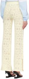 GCDS Off-White Monogram Trousers