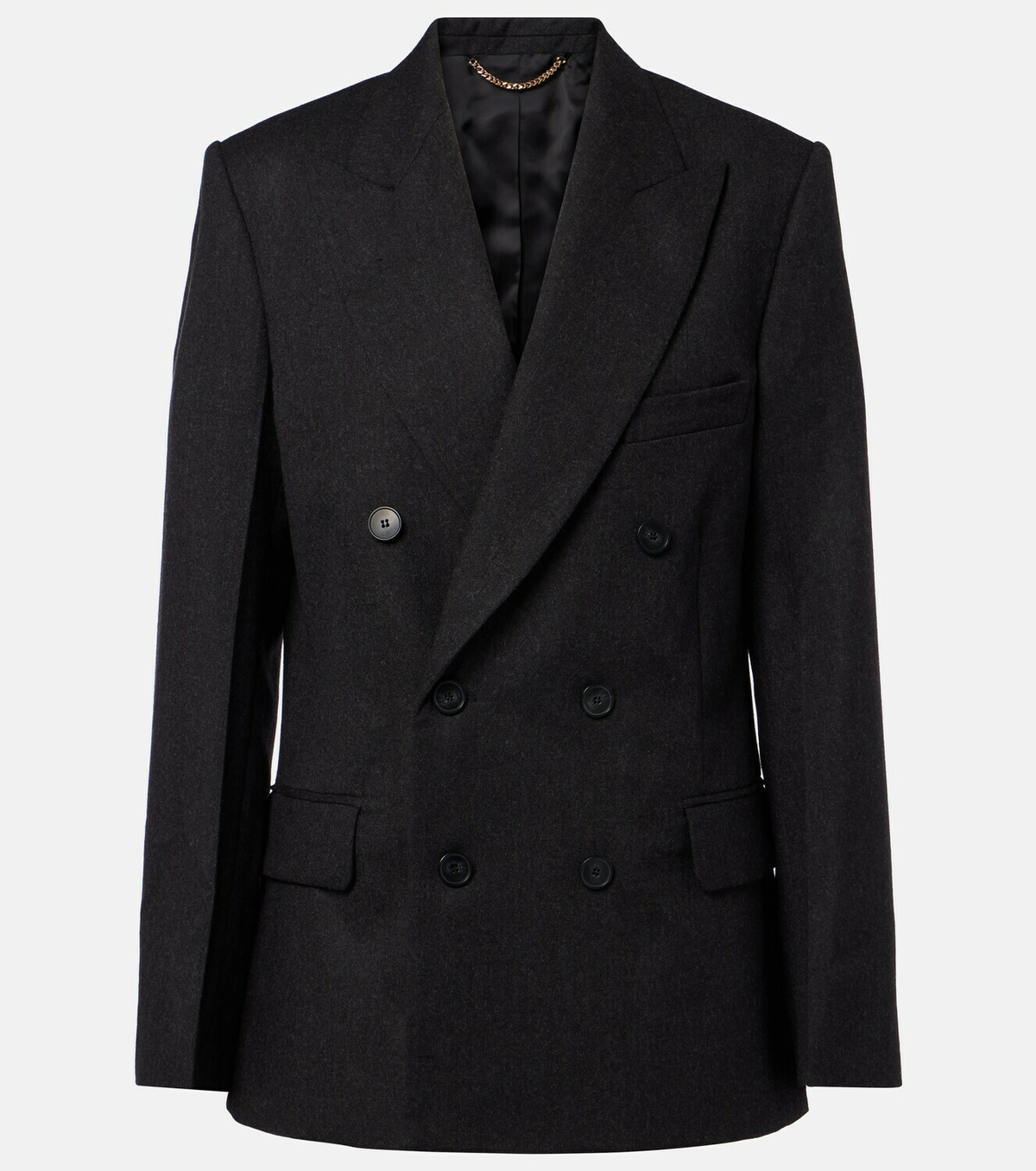 Victoria Beckham Double-breasted virgin wool blazer
