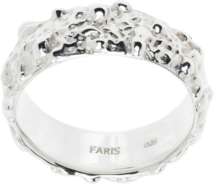 Photo: FARIS Silver Roca Slim Band Ring