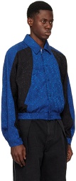 ADER error Blue & Black Jacquard Jacket