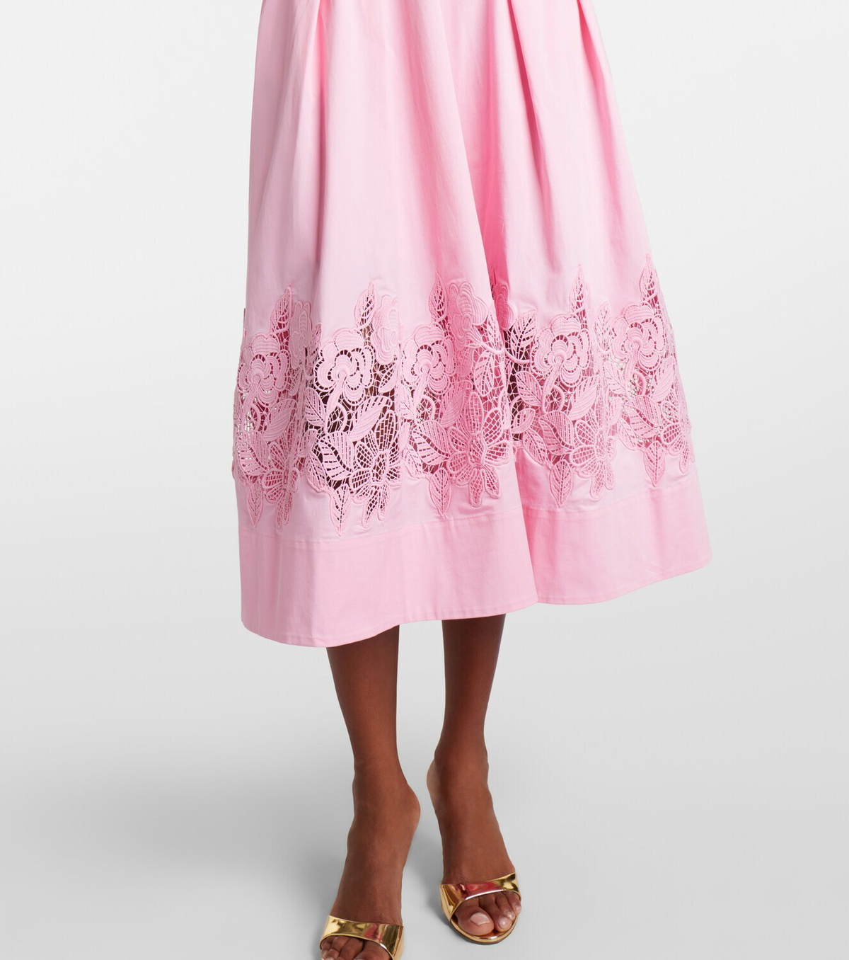 Rebecca Vallance Montreux cotton-blend bustier dress