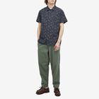 YMC Men's Malick Vacation Shirt in Navy/Ecru