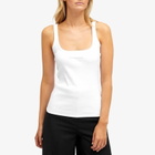 Versace Women's Vest Top in Optical White