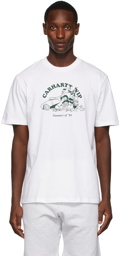 Carhartt Work In Progress White Flat Tire T-Shirt