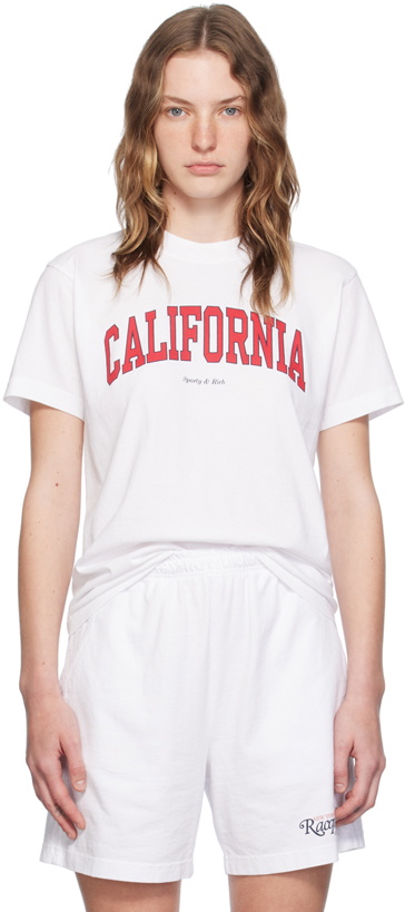 Photo: Sporty & Rich White 'California' T-Shirt
