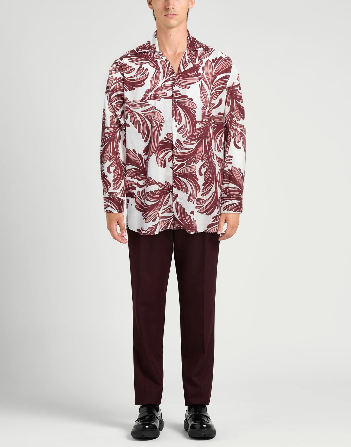 Tagliatore Mens Shirt Burgundy