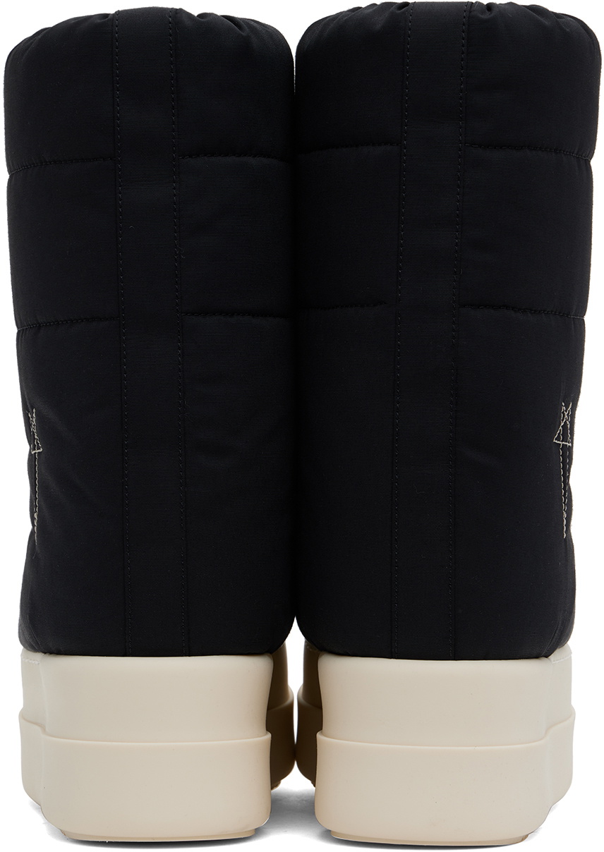 Rick Owens DRKSHDW Black Porterville Mega Bumper Lunar Boots