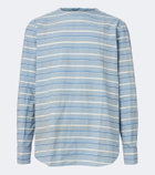 Prada Striped cotton twill shirt