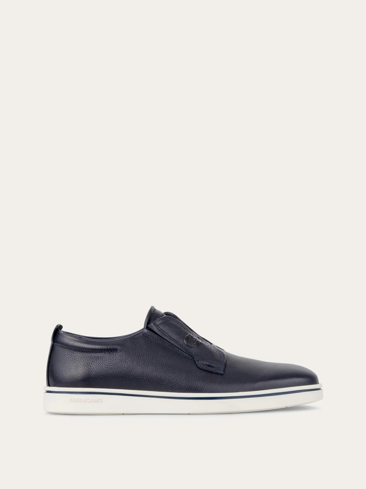Ferragamo Mens Derby slip-on in Blue