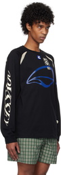 Kijun Black & Blue Cycle Long Sleeve T-shirt