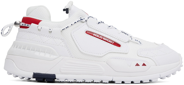 Photo: Polo Ralph Lauren White PS200 Sneakers