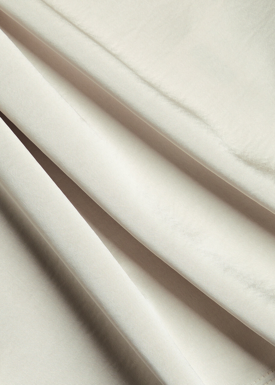 Weekend Max Mara Gilbert Satin T-shirt Ivory
