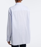 Saint Laurent Cassandre pinstripe cotton shirt