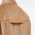 Loewe Men's Corduroy Overshirt in Light Caramel