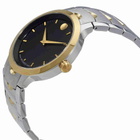 Movado Luno Black Dial Mens Watch 0607043