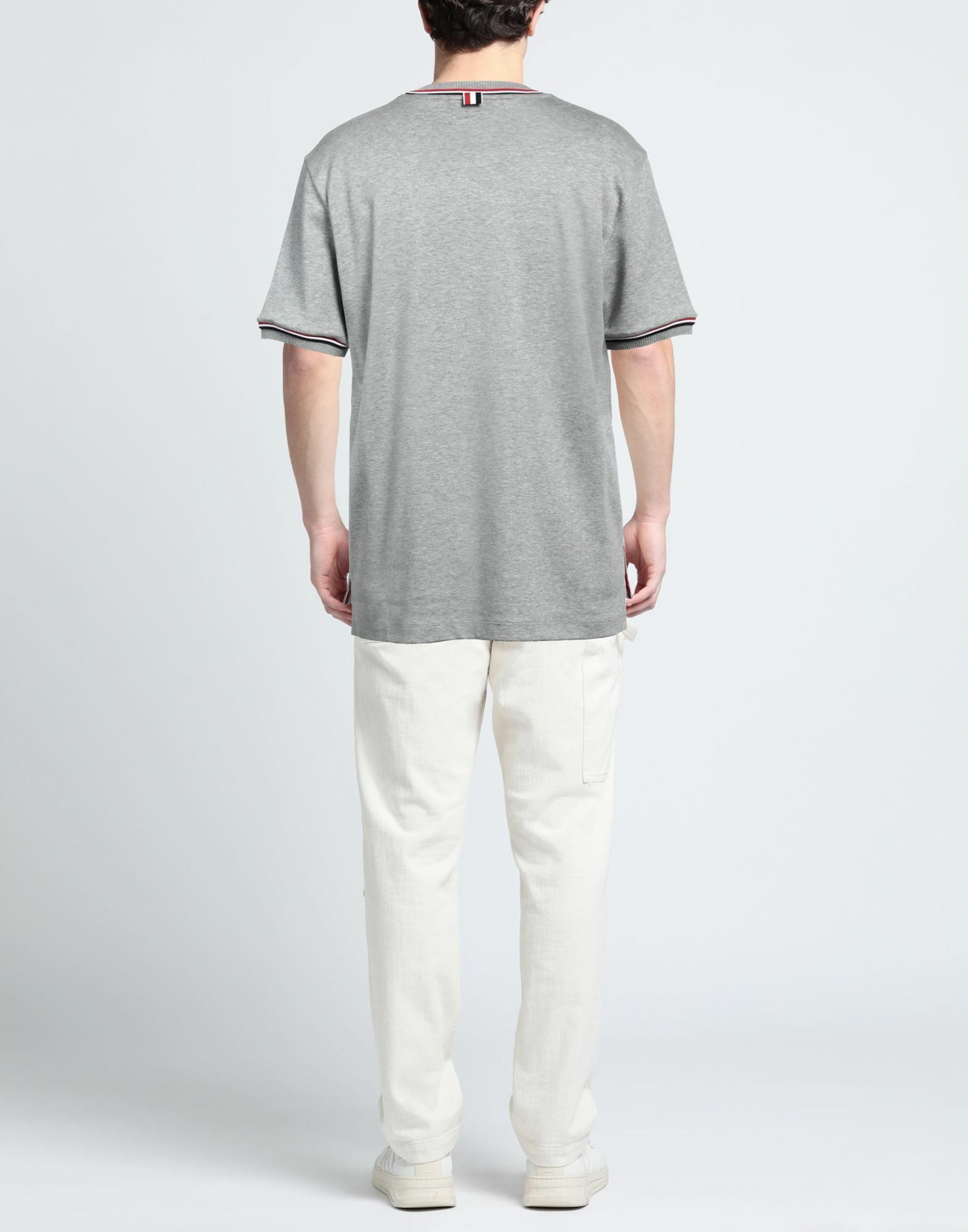 Thom Browne Mens T-shirt in Grey