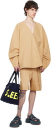 JW Anderson Navy Belt 'Real Sleep' Tote