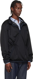 Toga Virilis Black Jersey Pullover Jacket
