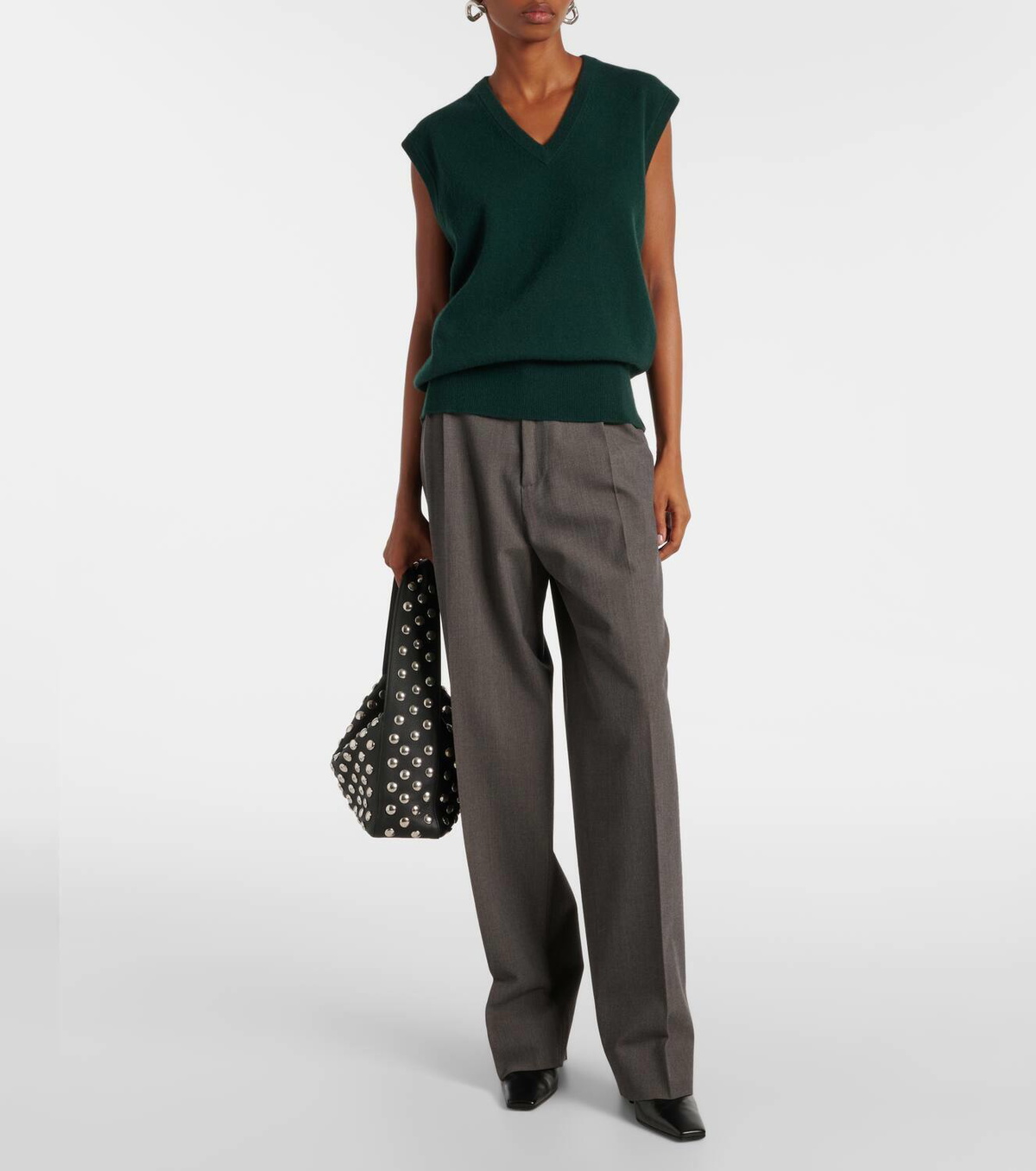 Extreme Cashmere N°243 Spencer cashmere-blend sweater vest