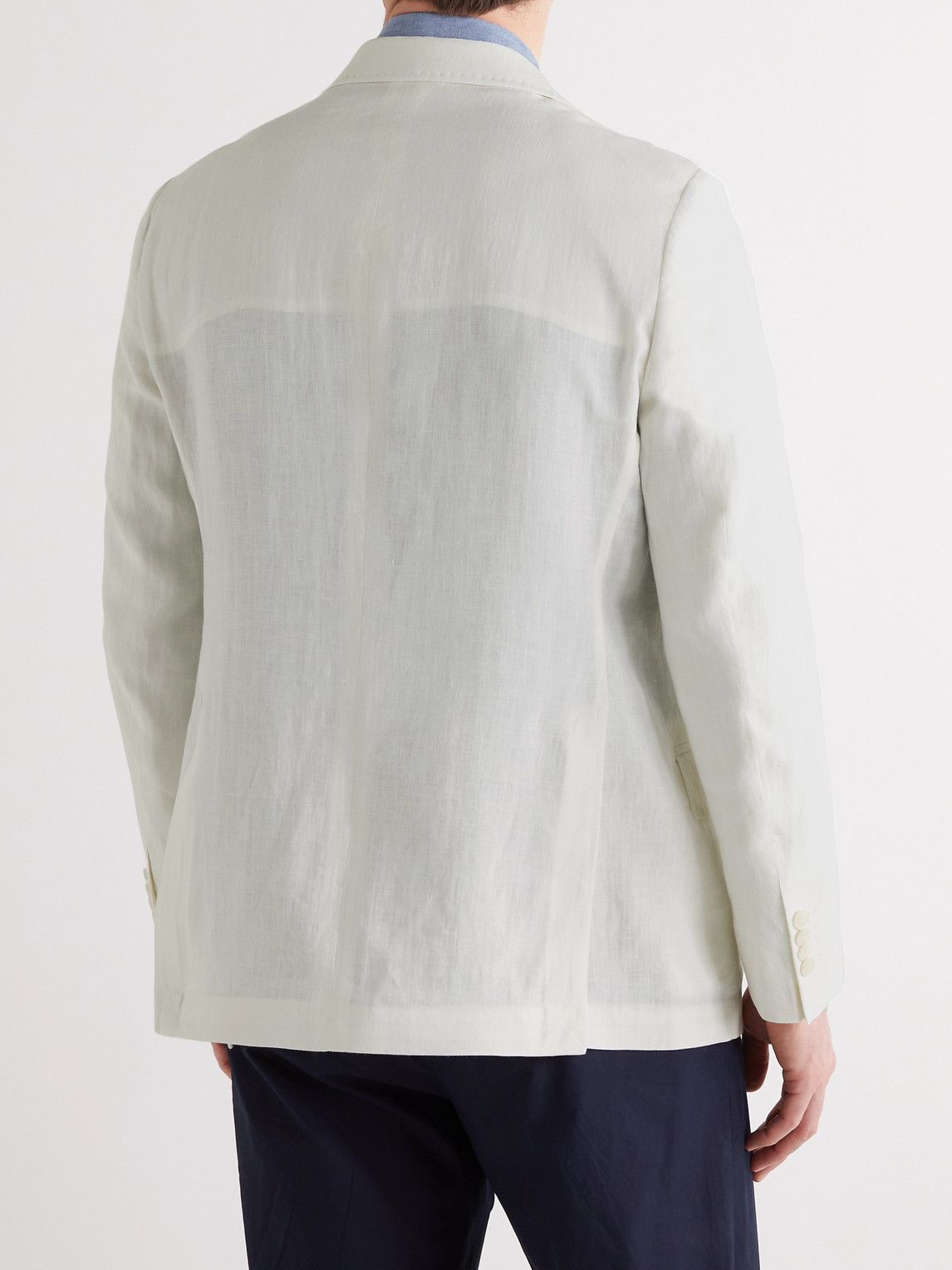 MP Massimo Piombo - Unstructured Linen Blazer - Neutrals