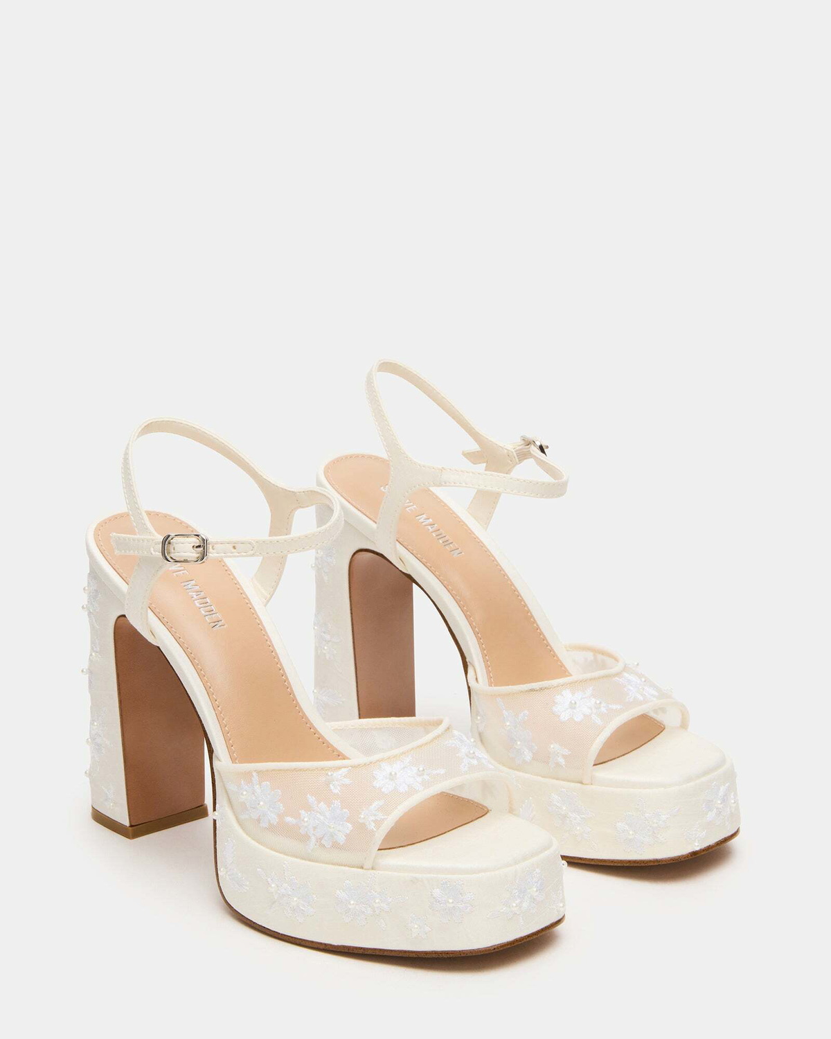 Steve Madden Liandra-E Heels in White