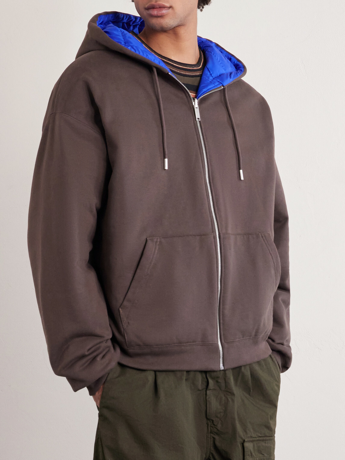 Canada Goose - Fuse Reversible Cotton-Jersey and Quilted Shell Down Hoodie - Brown