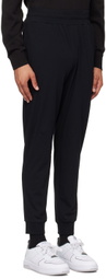 Hugo Black Printed Logo Sweatpants