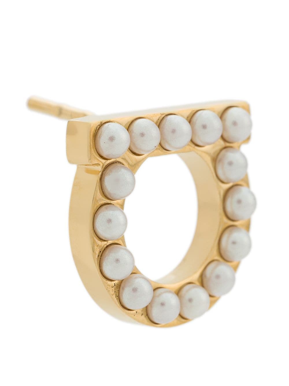 FERRAGAMO Gancini Pearls Earrings Salvatore Ferragamo