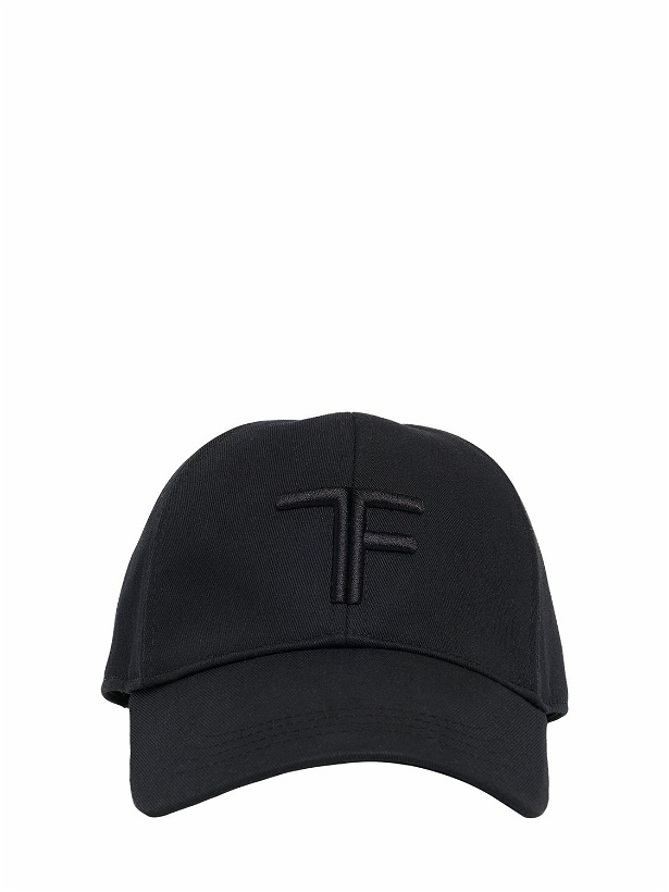 Photo: TOM FORD - Canvas & Smooth Leather Cap