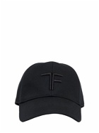 TOM FORD - Canvas & Smooth Leather Cap