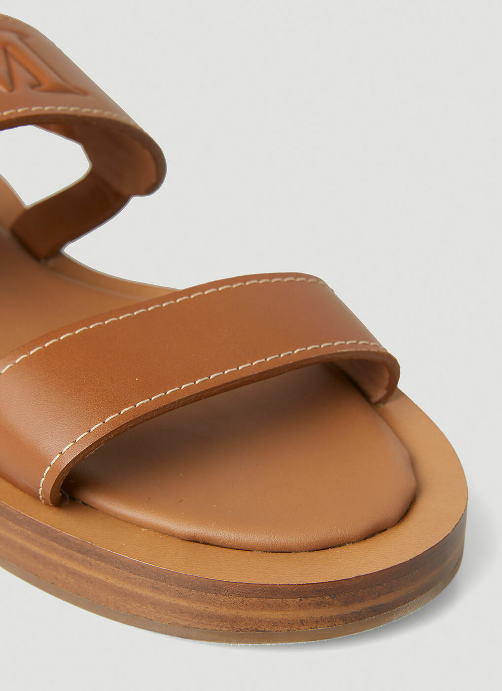 Max Mara - Diana Sandals in Brown Max Mara